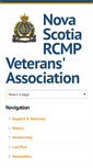 Mobile Screenshot of nsrcmpvets.ca